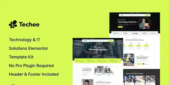 Techee - Technology & IT Solutions Elementor Template Kit
