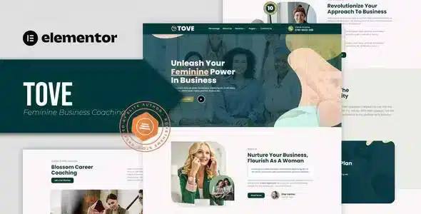 Tove - Feminine Business Coaching Elementor Template Kit
