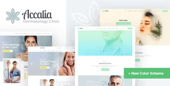 Accalia | Dermatology Clinic & Cosmetology WordPress Theme + Elementor
