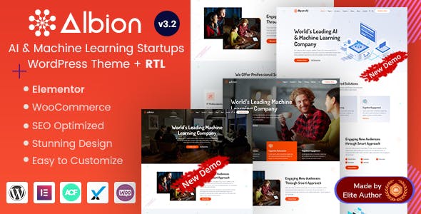 Albion – Machine Learning & AI WordPress Theme