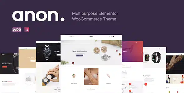 Anon – Multipurpose Elementor WooCommerce Themes