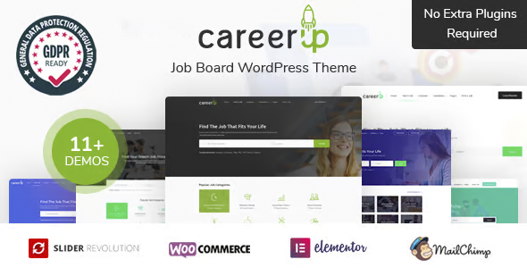 CareerUp - Job Board WordPress Theme