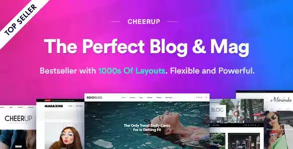 CheerUp - Food, Blog & Magazine for WordPress