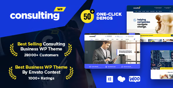 Consulting Business Finance WordPress Theme