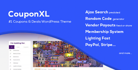 CouponXL - Coupons, Deals & Discounts WP Theme