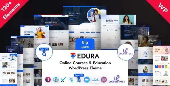Edura – Online Courses & Education WordPress Theme