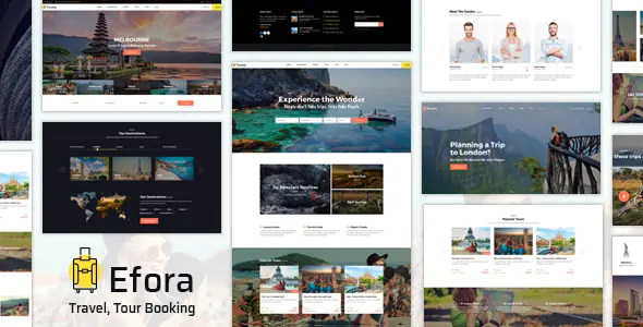 Efora – Travel, Tour Booking WordPress Theme