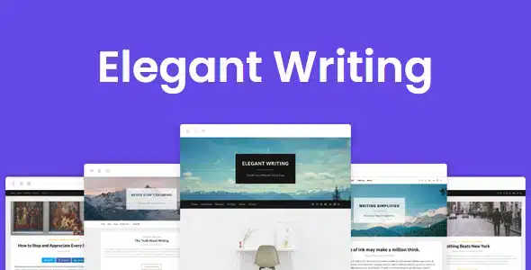 Elegant Writing Superb Themes