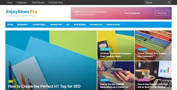 EnjoyNews Pro Theme