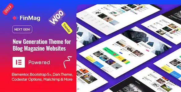 FinMag Modern Magazine WordPress Theme