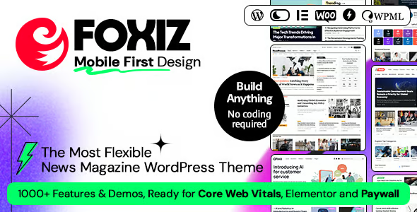 Foxiz - Newspaper News & Magazine WordPress Theme