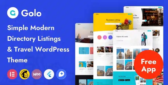 Golo – Directory & Listing, Travel WordPress Theme