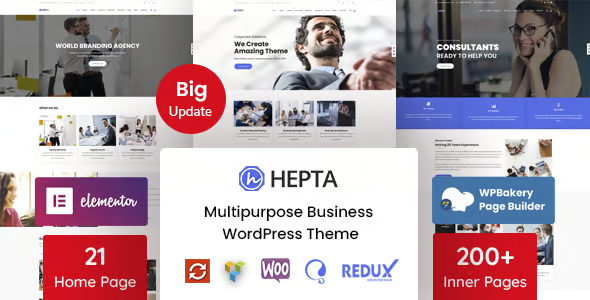 Hepta - Multipurpose Business WordPress Theme