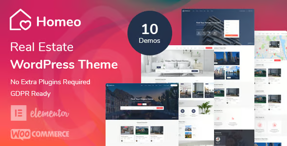 Homeo Real Estate WordPress Theme