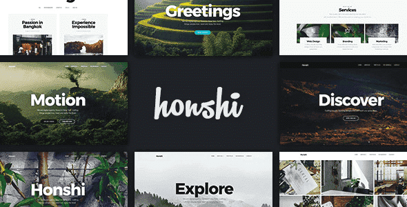 Honshi – Creative Multi Purpose WordPress Theme