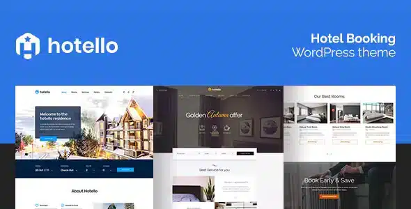 Hotello Hotel Booking WordPress Theme