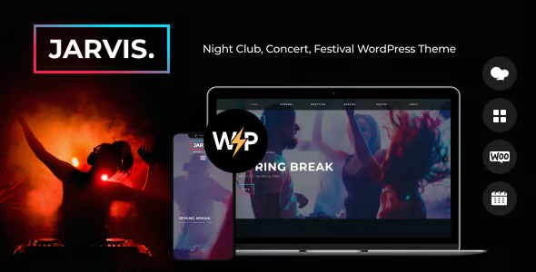 Jarvis – Night Club, Concert, Festival WordPress Theme