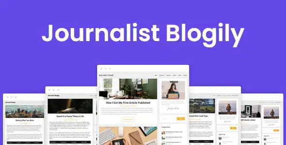 Journalist Blogily Superb Themes