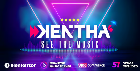 Kentha - Non-Stop Music WordPress Theme