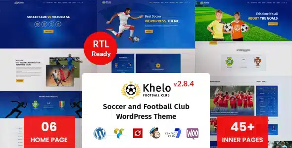 Khelo – Soccer & Football Club WordPress Theme