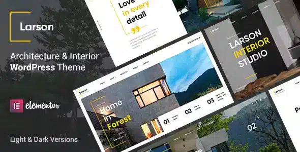 Larson - Architecture & Interior Design WordPress Theme