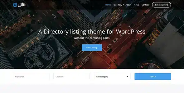 Listee – Business Directory and Classified Marketplace WordPress Theme