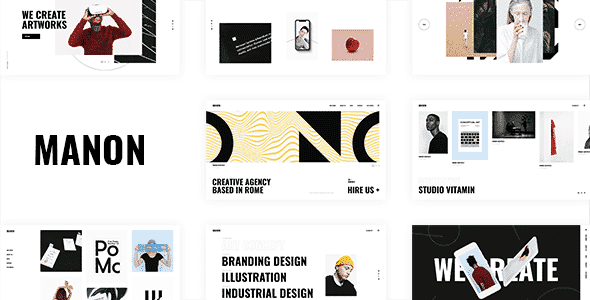 Manon – Portfolio & Agency WordPress Theme