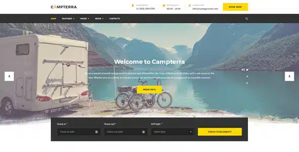 Campterra – Camping WordPress Theme