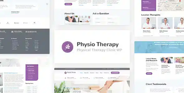 Physio - Physical Therapy & Physiotherapy WP Theme