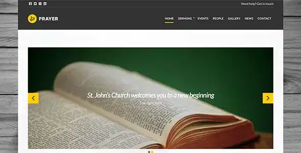Prayer WordPress Theme