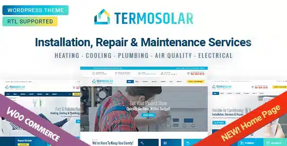 Termosolar - Maintenance Services WordPress Theme