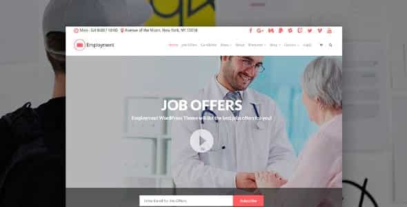 Employment WordPress Theme