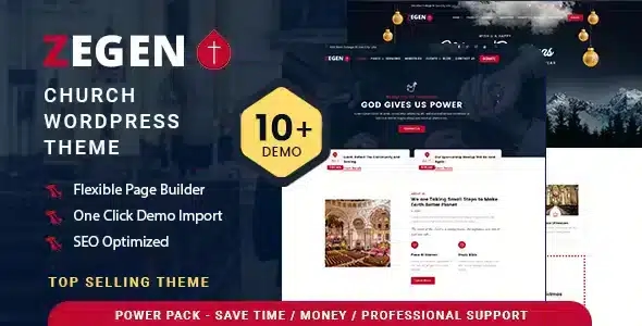 Zegen - Church, Charity & Religious Organization WordPress Theme
