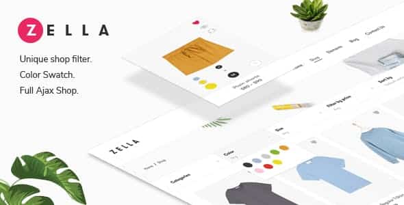 Zella - WooCommerce AJAX WordPress Theme